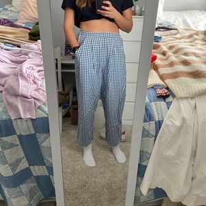 Gingham urban outfitter pants
